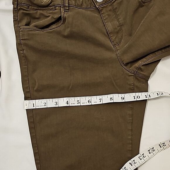 Scotch & Soda Maison Scotch La Bohemienne Skinny Pants Army Green size 32/32 - Picture 7 of 11